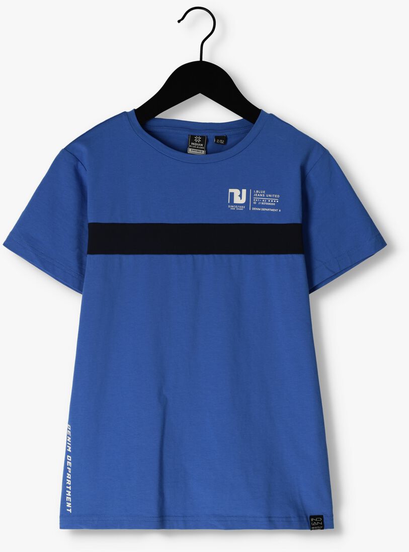 INDIAN BLUE JEANS blauwe indian blue jeans t-shirt t-shirt colorblock