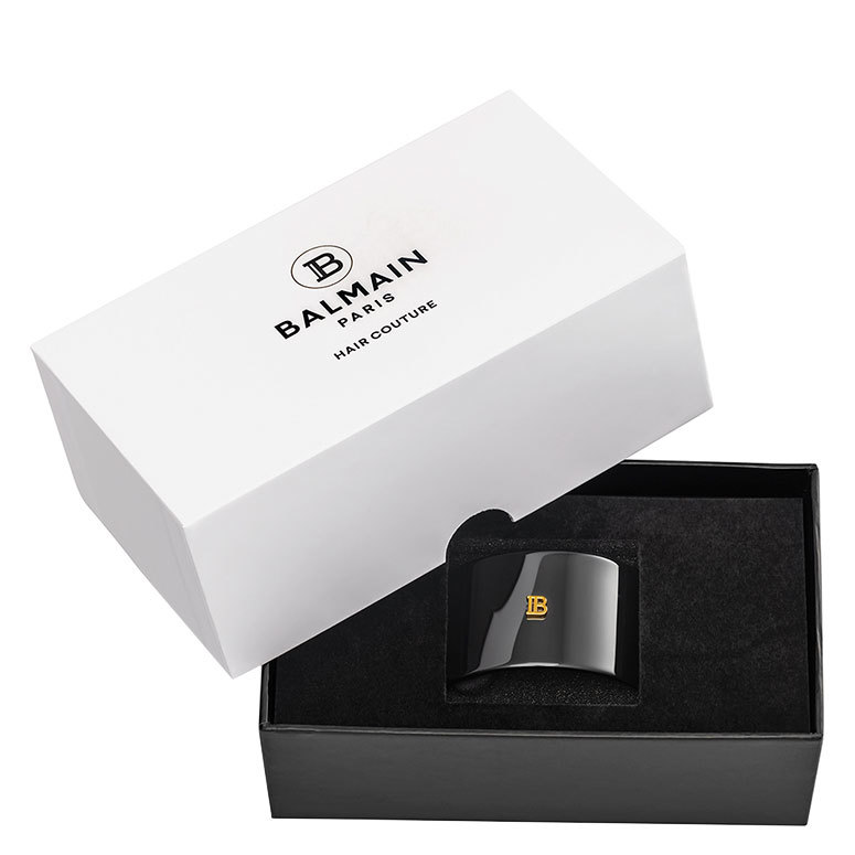 Balmain Cellulose Acetate Elastique Pour Cheveux Black
