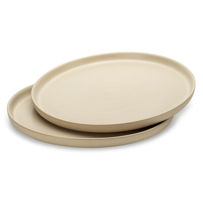 Speiseteller, Natur-Beige