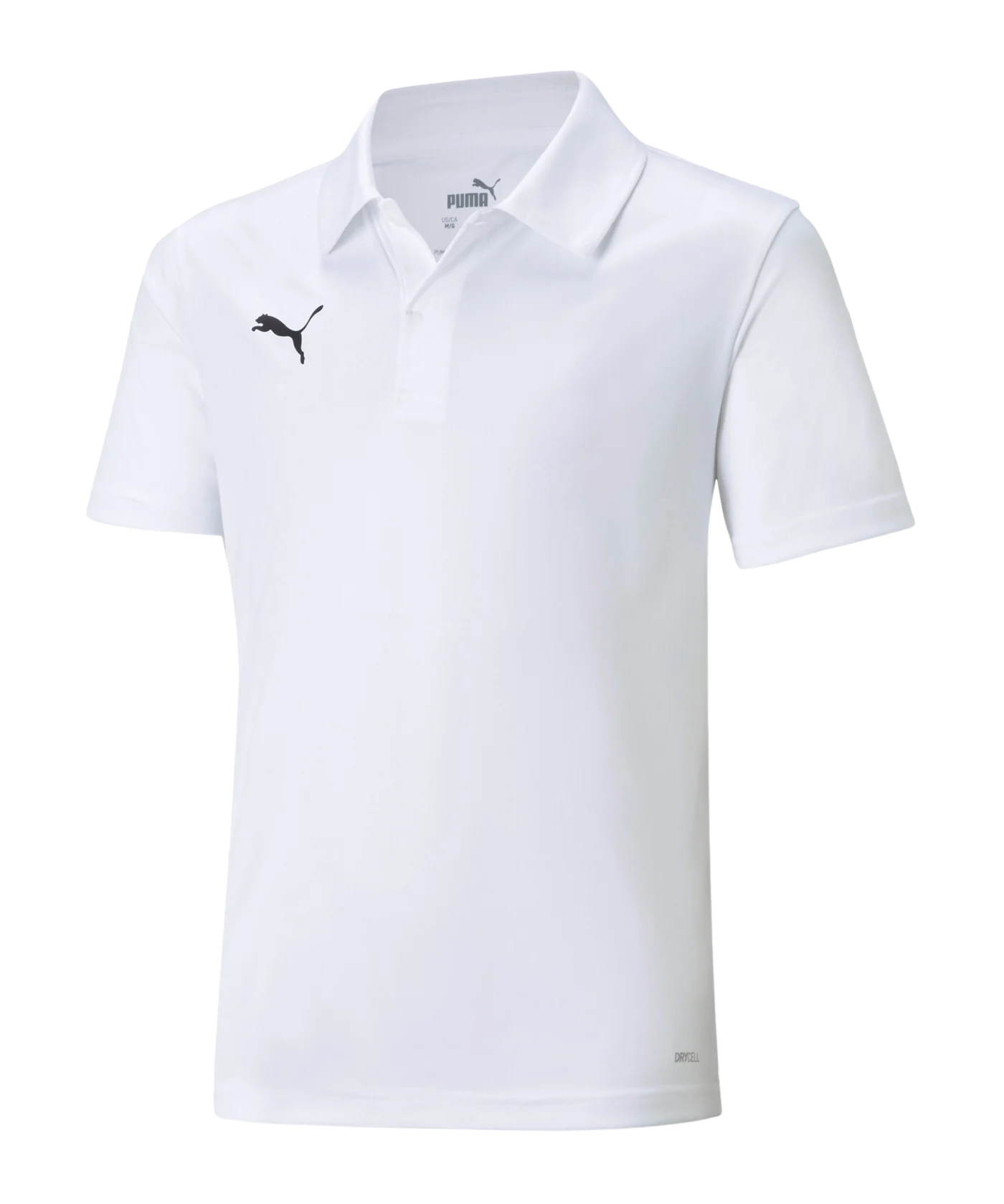PUMA teamLIGA Sideline Polo Kids Weiss Schwarz F04