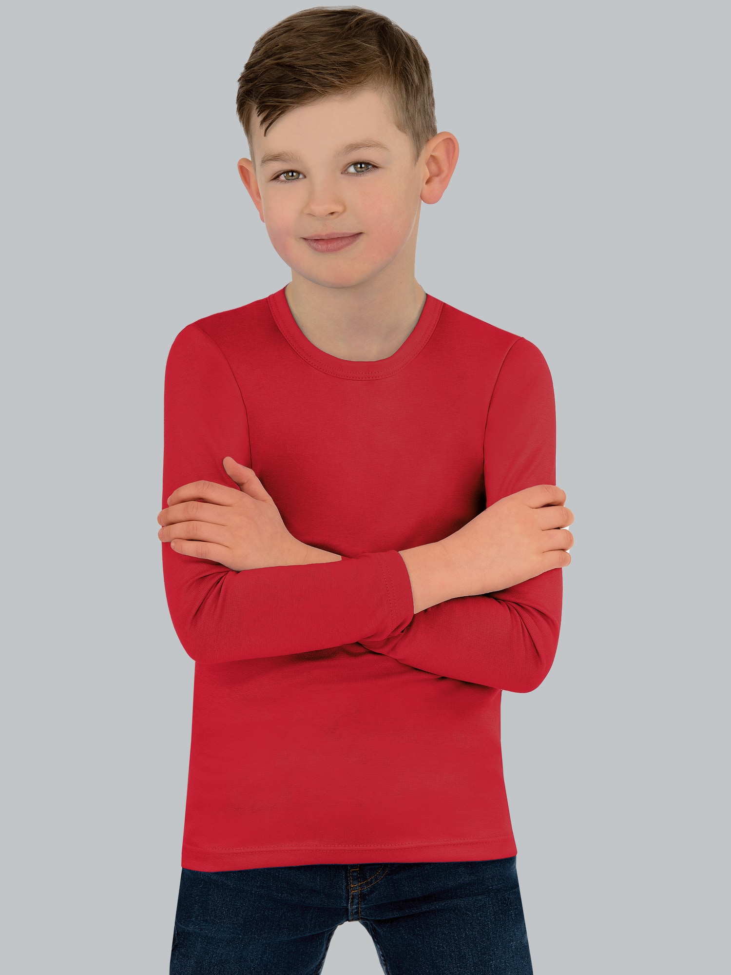 Langarmshirt Kirsch