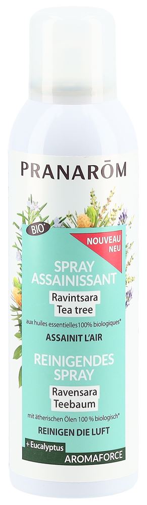Pranarom Aromaforce Reinigendes Spray Aeros Ravintsara Teebaum Bio Aeros Spr 150 ml