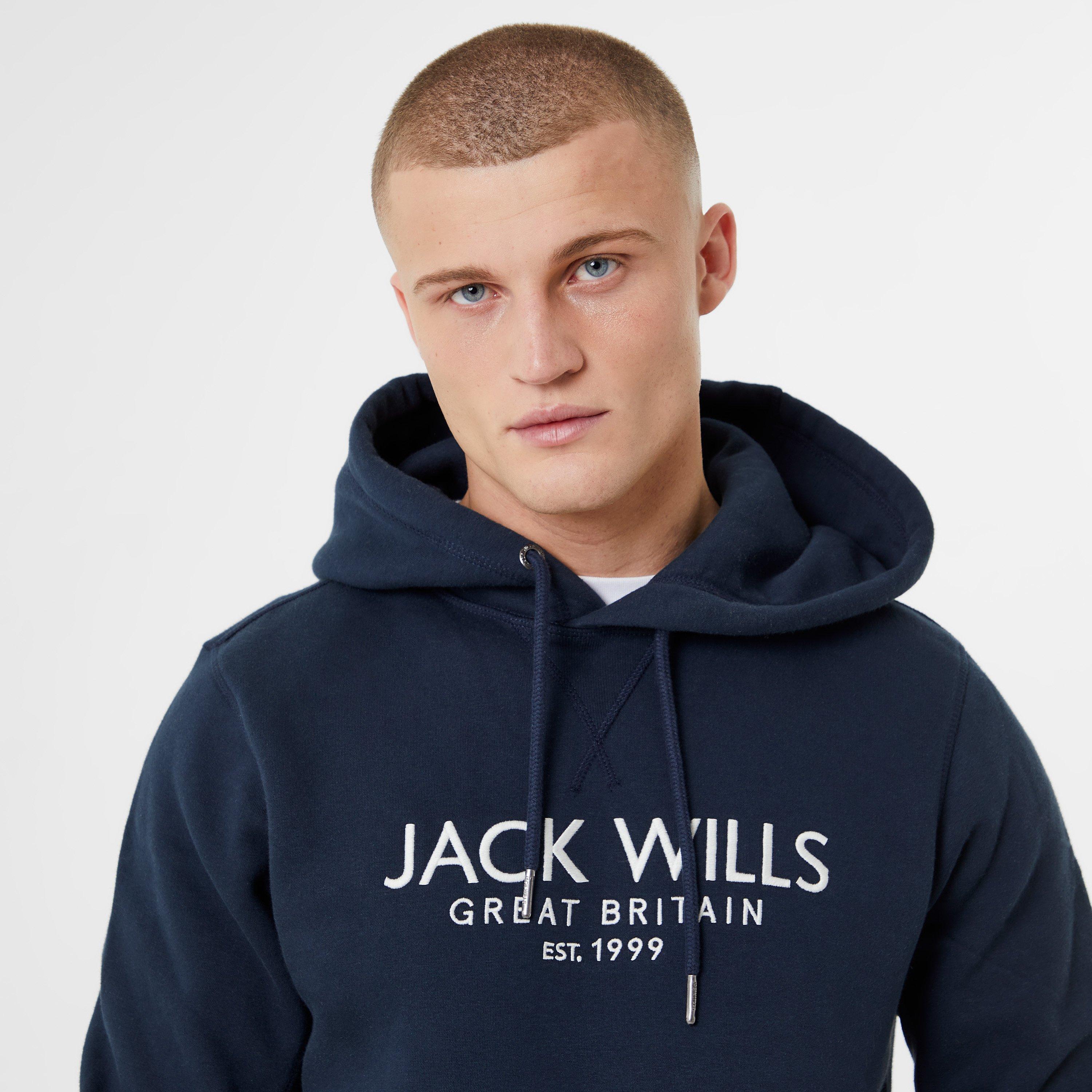 Jack Wills JW Batsford Logo Hoodie