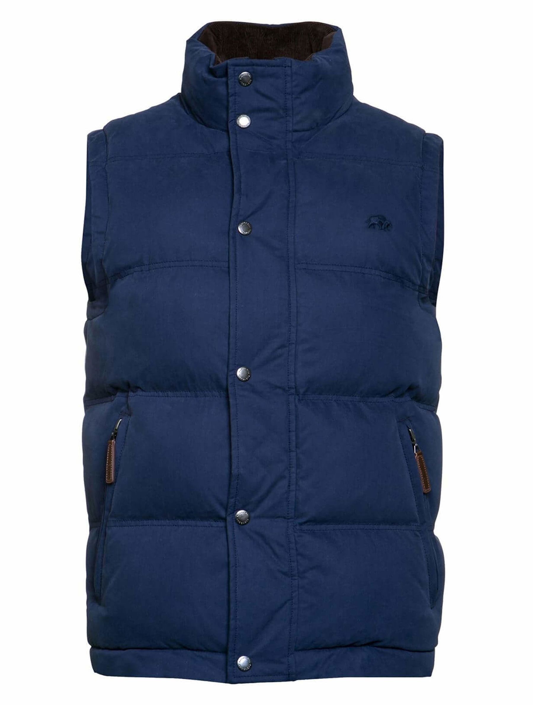 Raging Bull blauw klassiek gewatteerd gilet