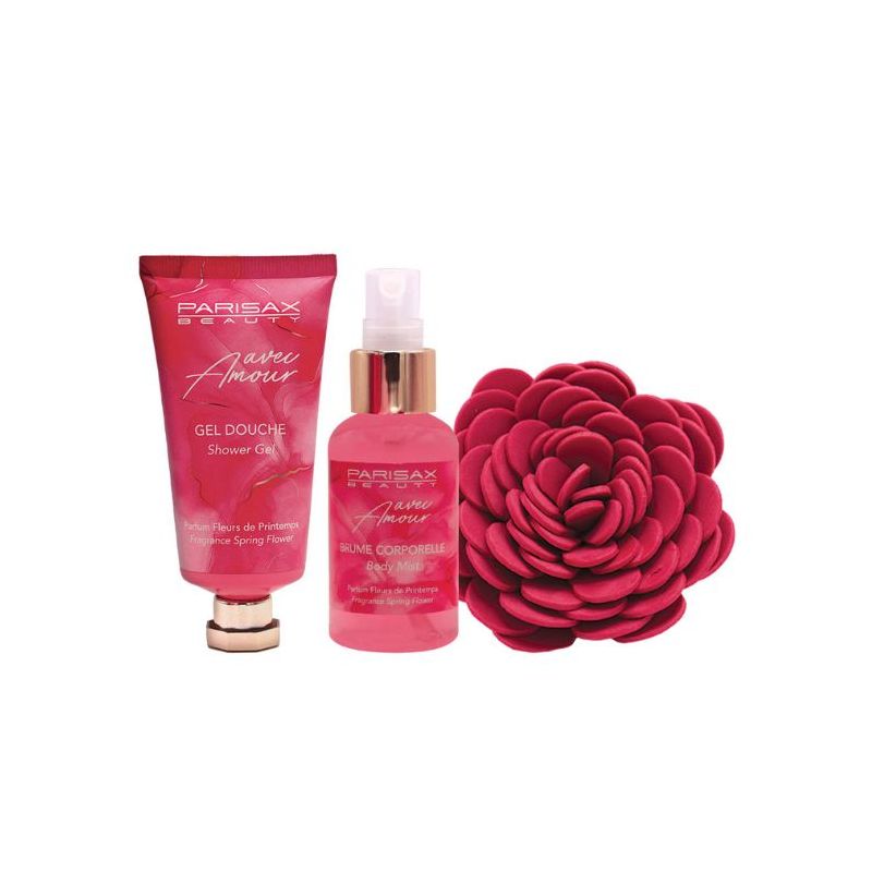 Coffret pochette soins du corps Parisax