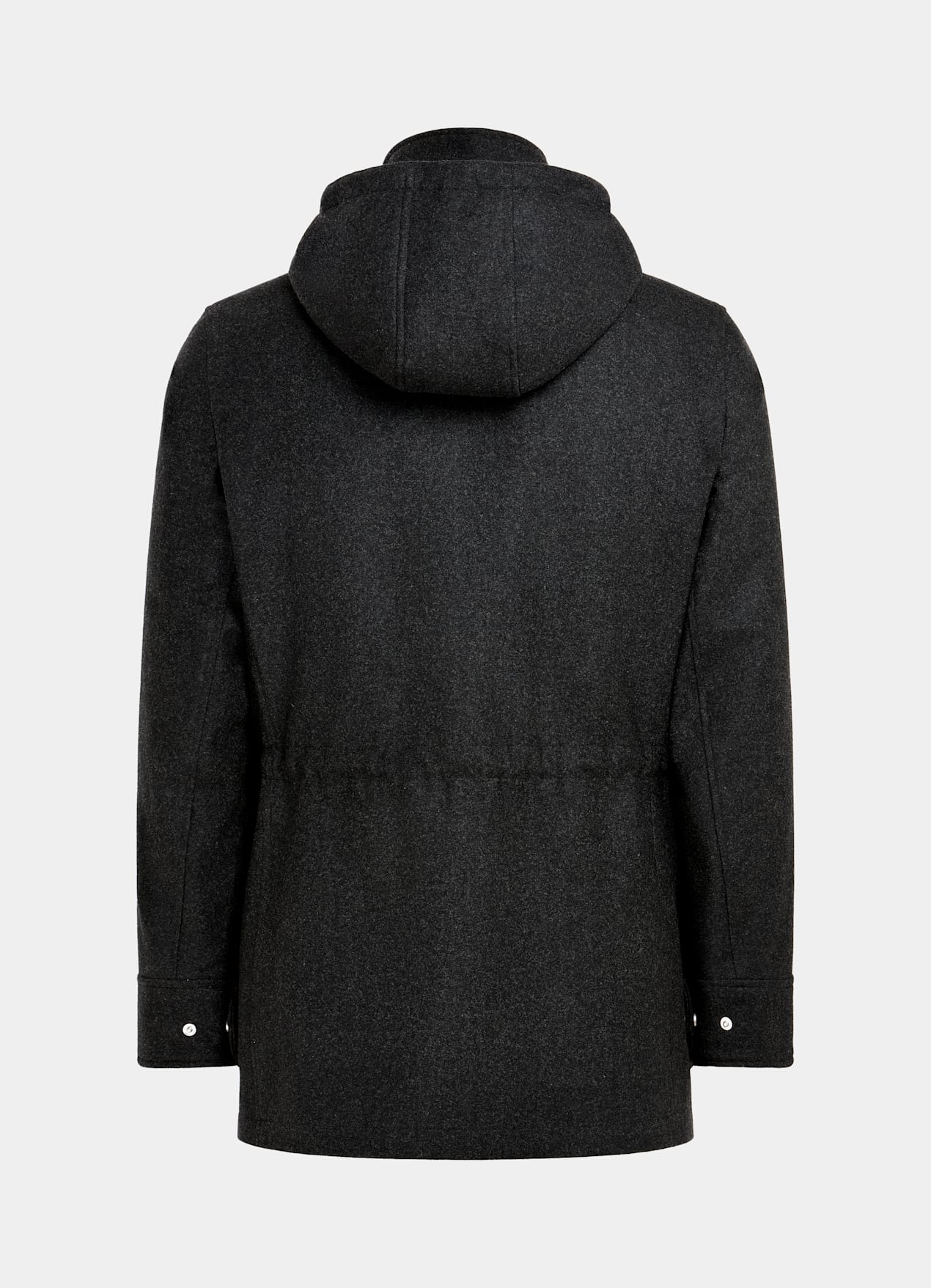 Parka rembourrée gris foncé