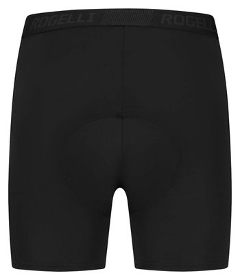Sous-Short Vélo Avec Peau Rogelli Homme Noir