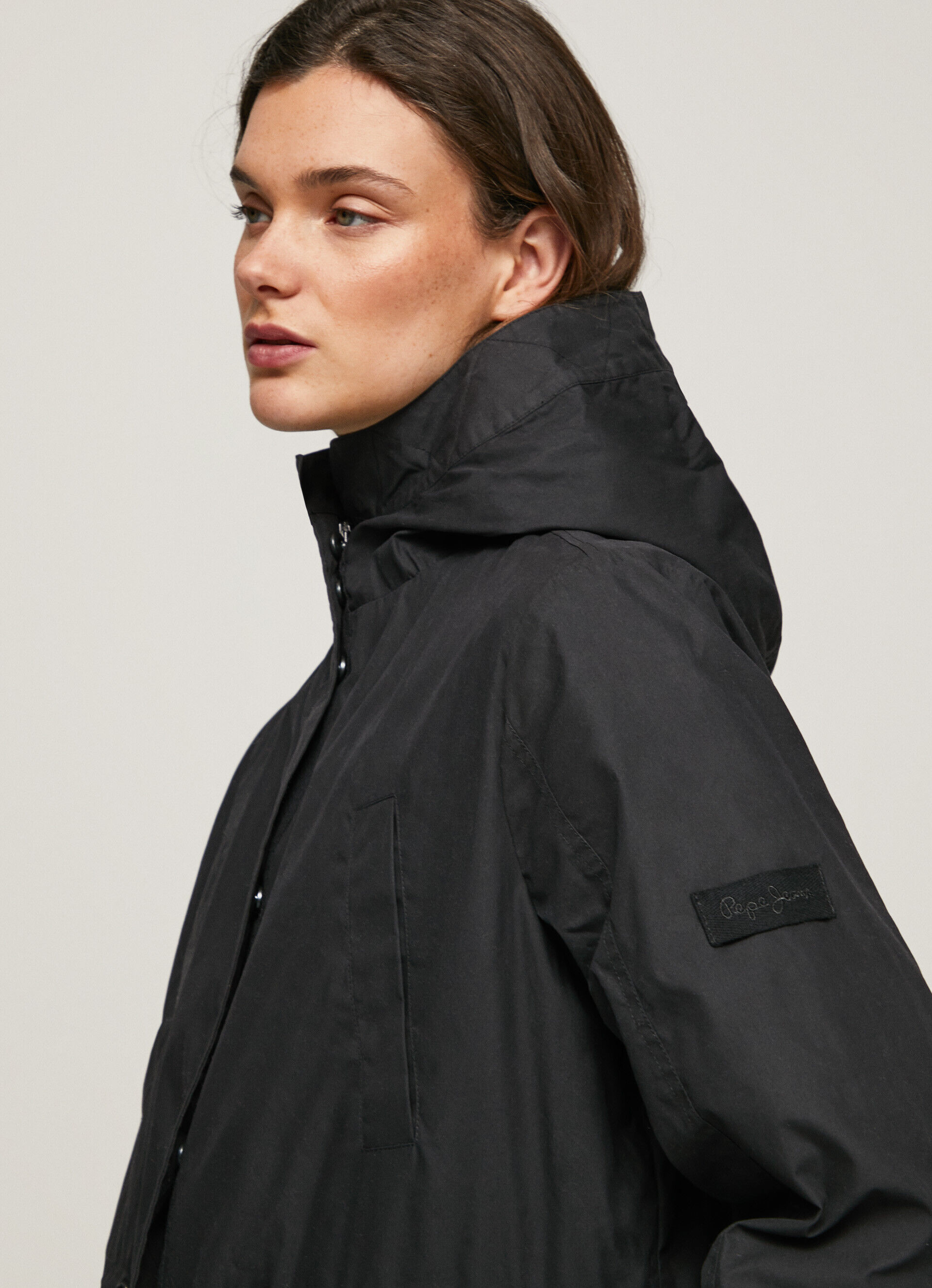 PARKA COM JAQUETA INTERNA - preta