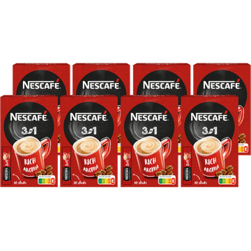 Nescafé 3in1 Oploskoffie - 10 Stuks