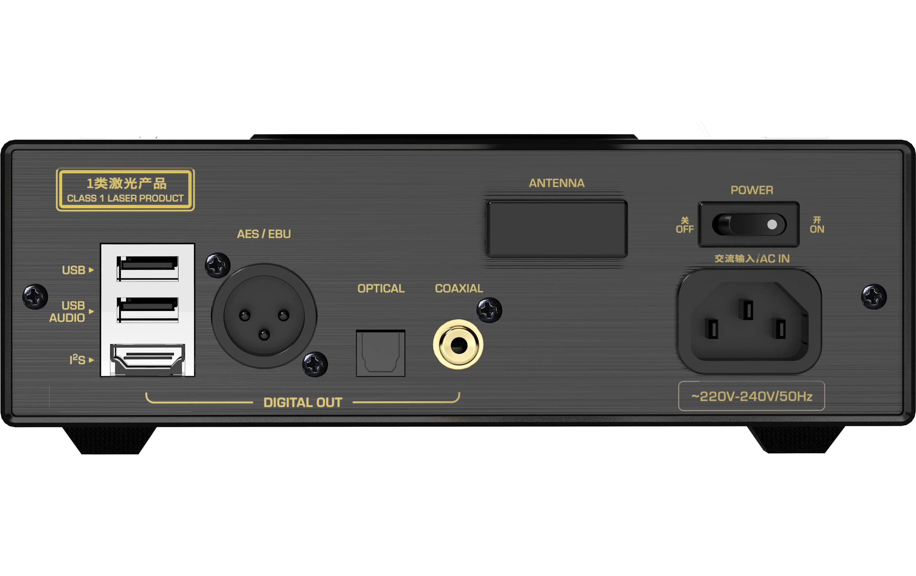 CD-Player ET3 Schwarz<br>CD-Player mit WiFi und Bluetooth