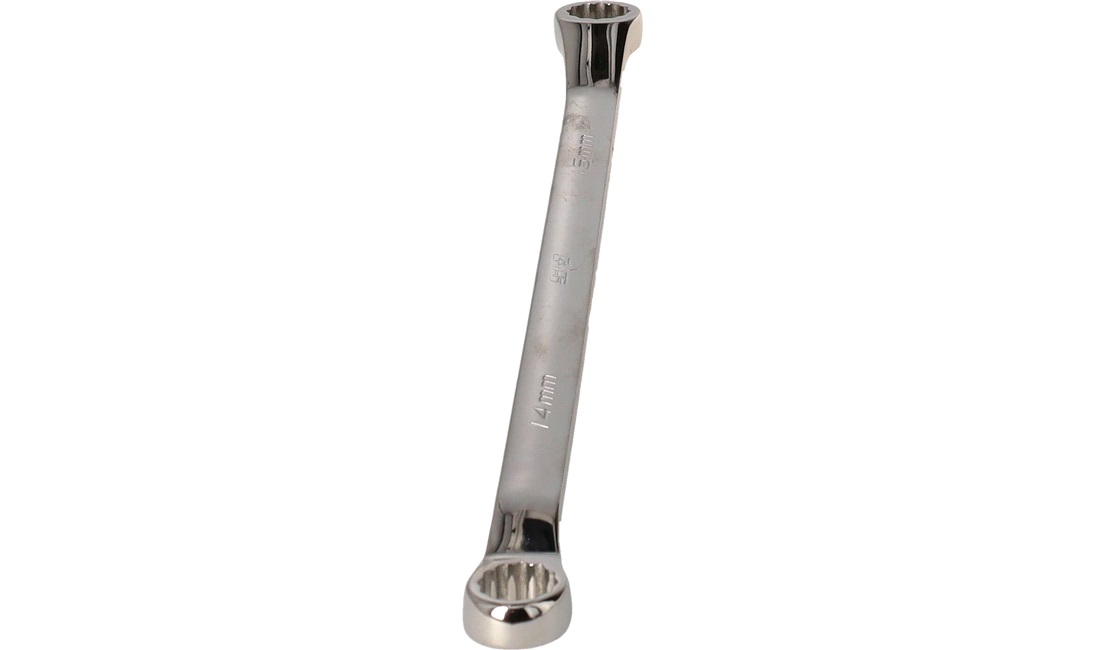 Ringnøgle 14x15mm 40grader - SP Tools