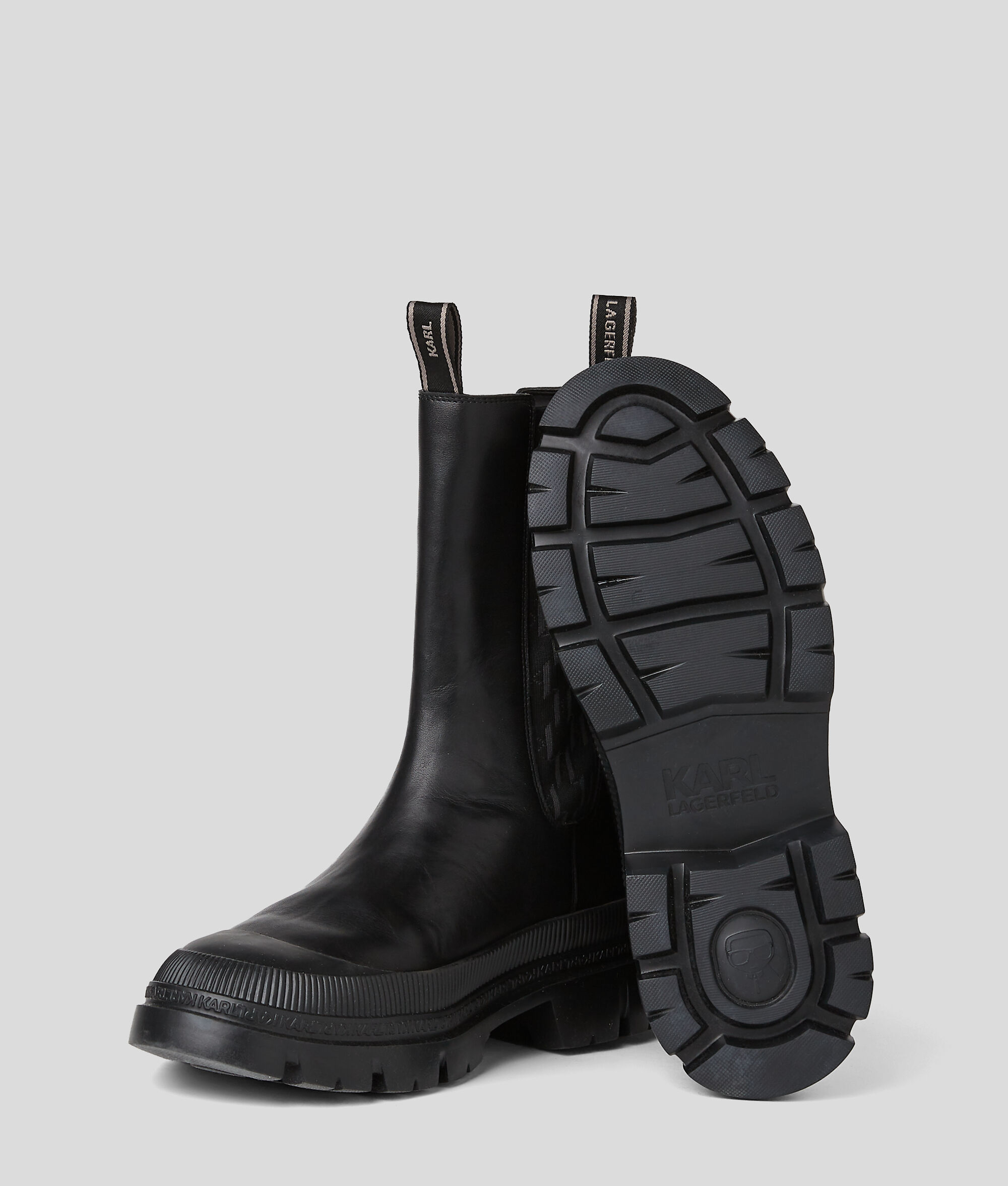 Bottine haute KL Monogram Trekka