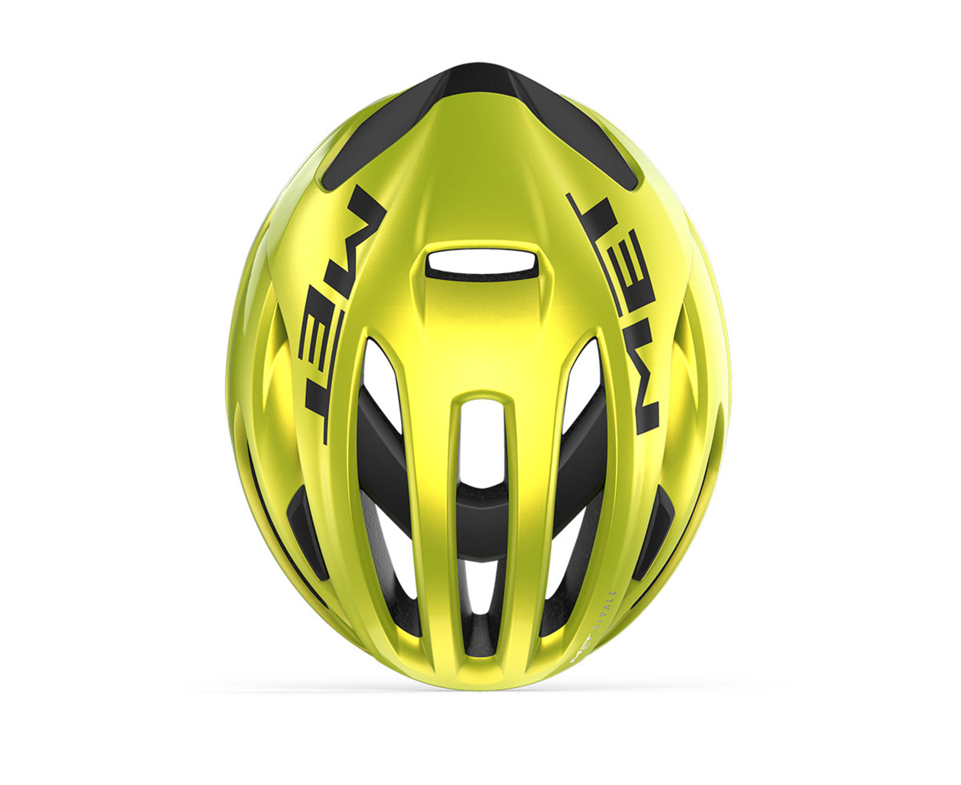 MET Rivale MIPS Race Fietshelm Geel/Metallic