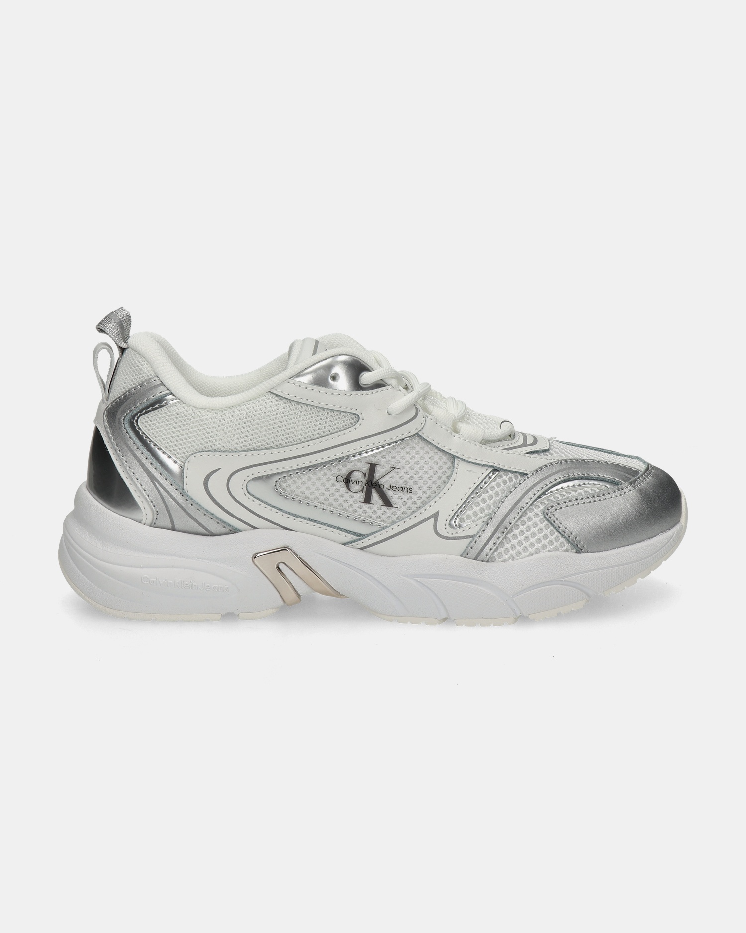 Calvin Klein Retro Tennis Dad Sneakers  - wit