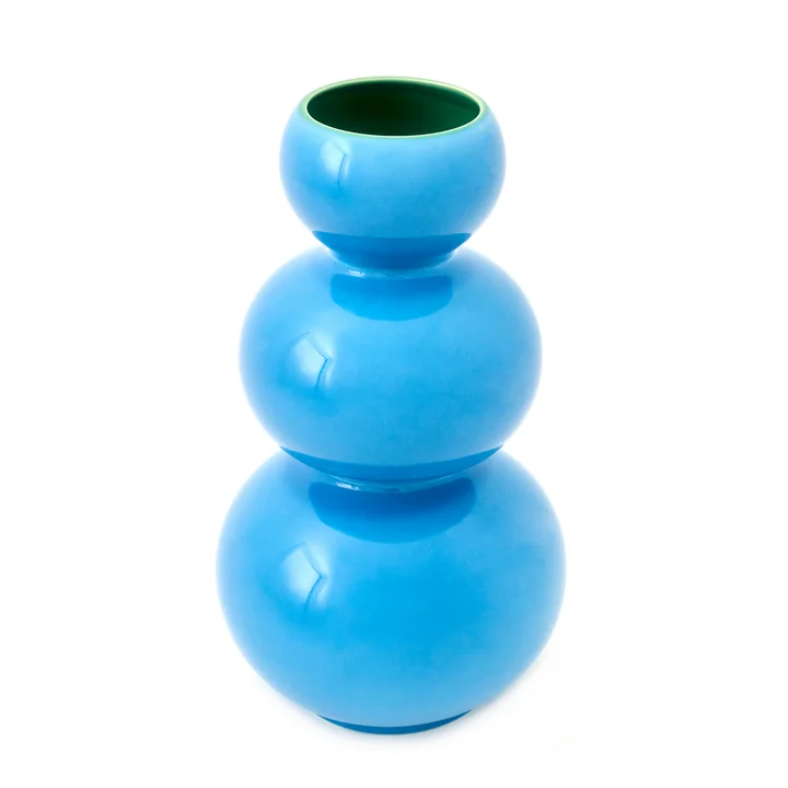 Acapulco Design - Los Floreros Vase, rumba, azul blau