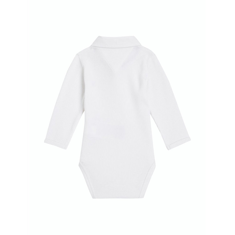 Køb Tommy Hilfiger White Rib Body Ls