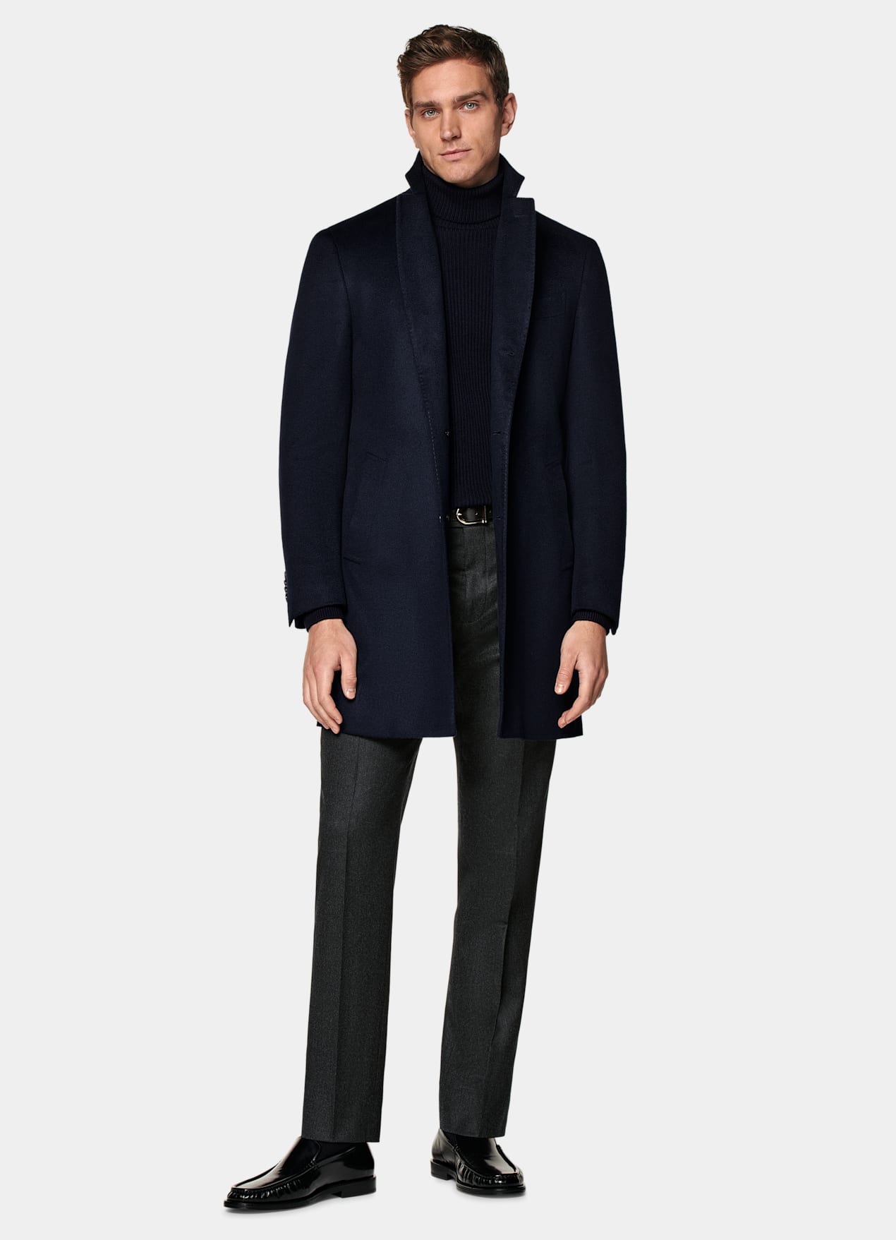 Manteau bleu marine
