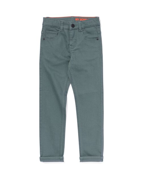 jean enfant - modèle skinny vert