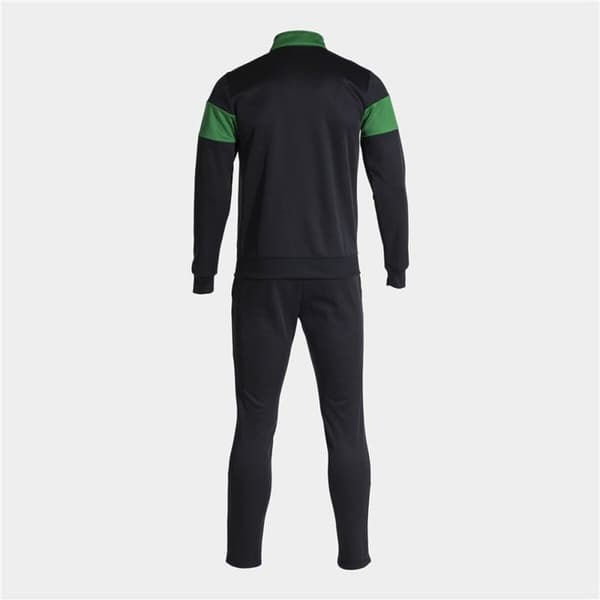 Treningsdrakt for barn Joma Sport Danubio III Svart Grønn 2 Deler - 11-12 år