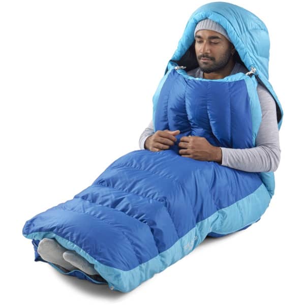 Sac de couchage SEA TO SUMMIT TREK -1C/30F DOWN SLEEPING BAG LONG BLUE