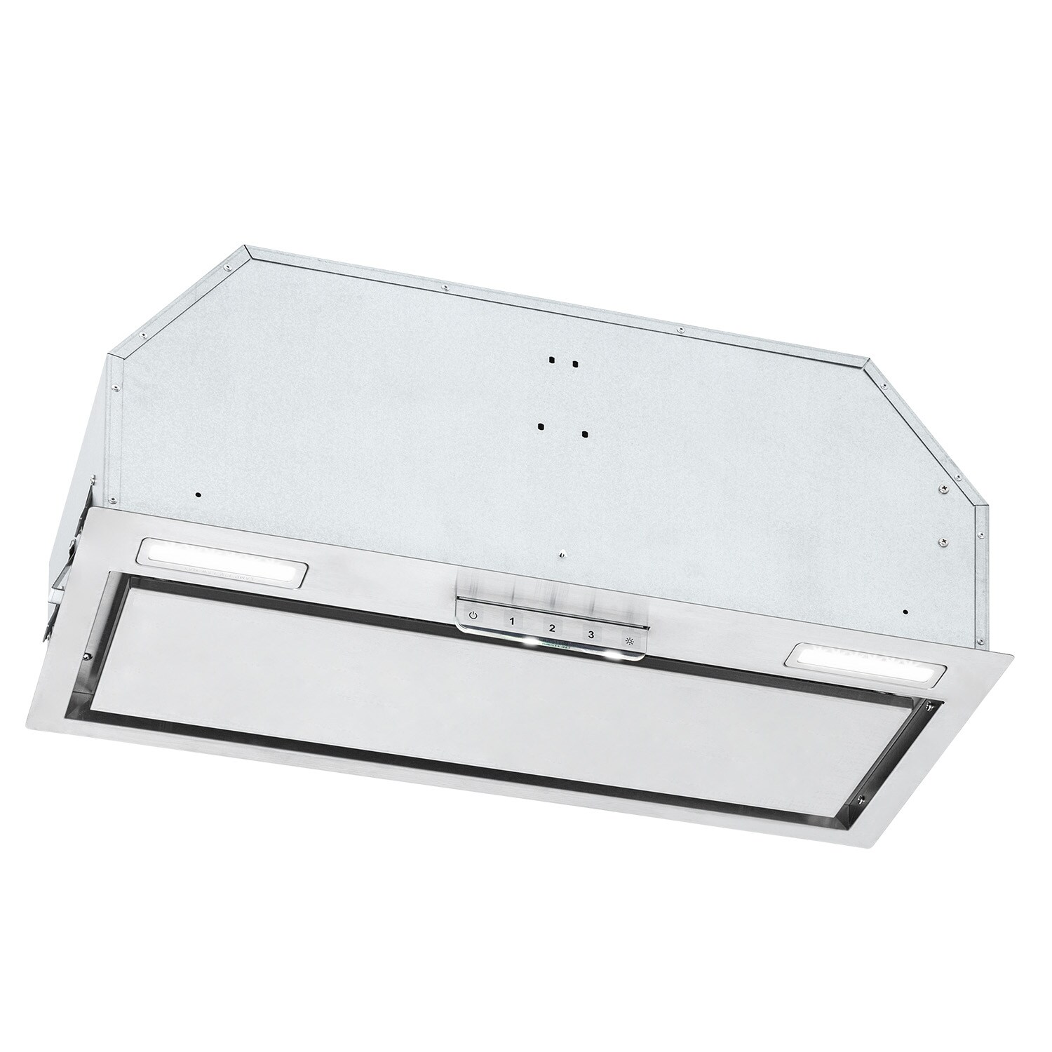Camila Dunstabzugshaube Einbau 70 cm 397 m³/h LED Touch Edelstahl Edelstahl