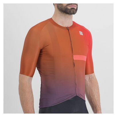 Maillot Manches Courtes Sportful Bomber Rouge/Orange