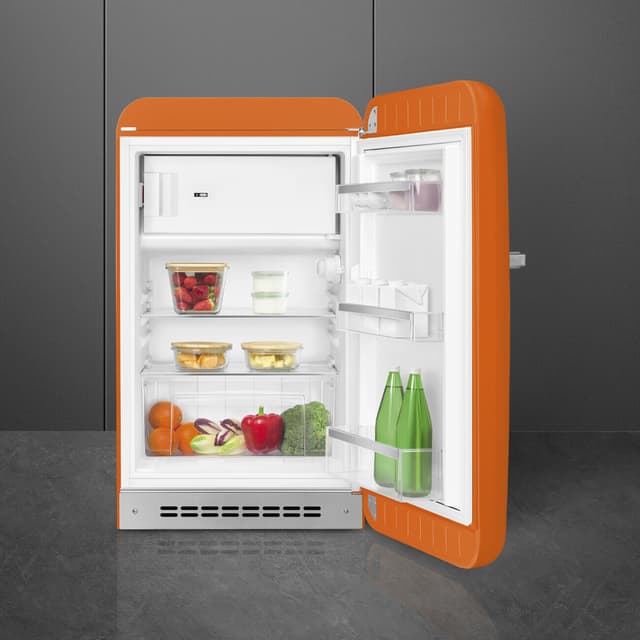 Smeg 50's Style køleskab med fryser FAB10ROR6 (orange)