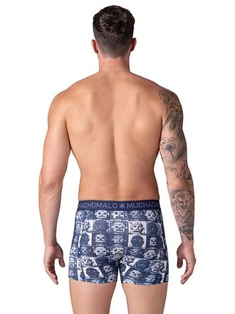 Muchachomalo Boxershorts 3-Pack Robot Heads U-ROBOTHEADS1010--Print/Print/Blue kopen