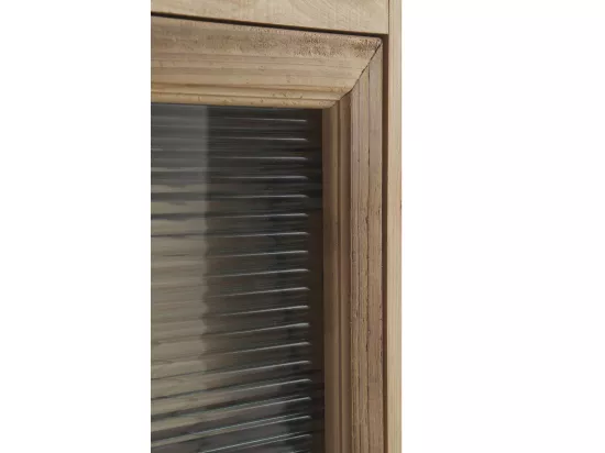 Rangement pour chaussures en bois de sapin avec 3 portes