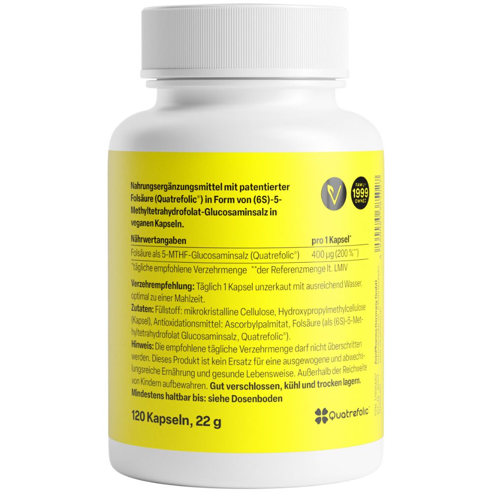 ZeinPharma® Zein Pharma® Folate Quatrefolic® 400µg