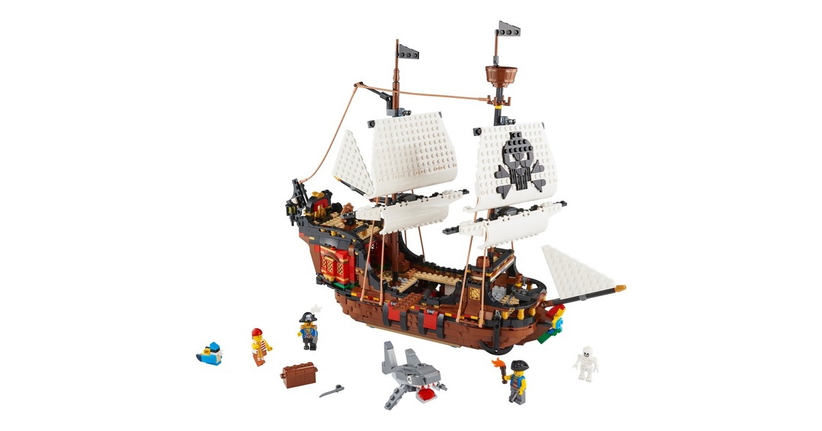 LEGOCreator 3-in-1 - Piratenschip Constructiespeelgoed  (31109)