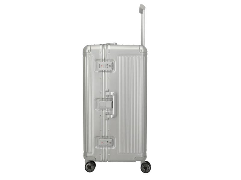 travelite Next 4w Trunk L Silber Reisekoffer