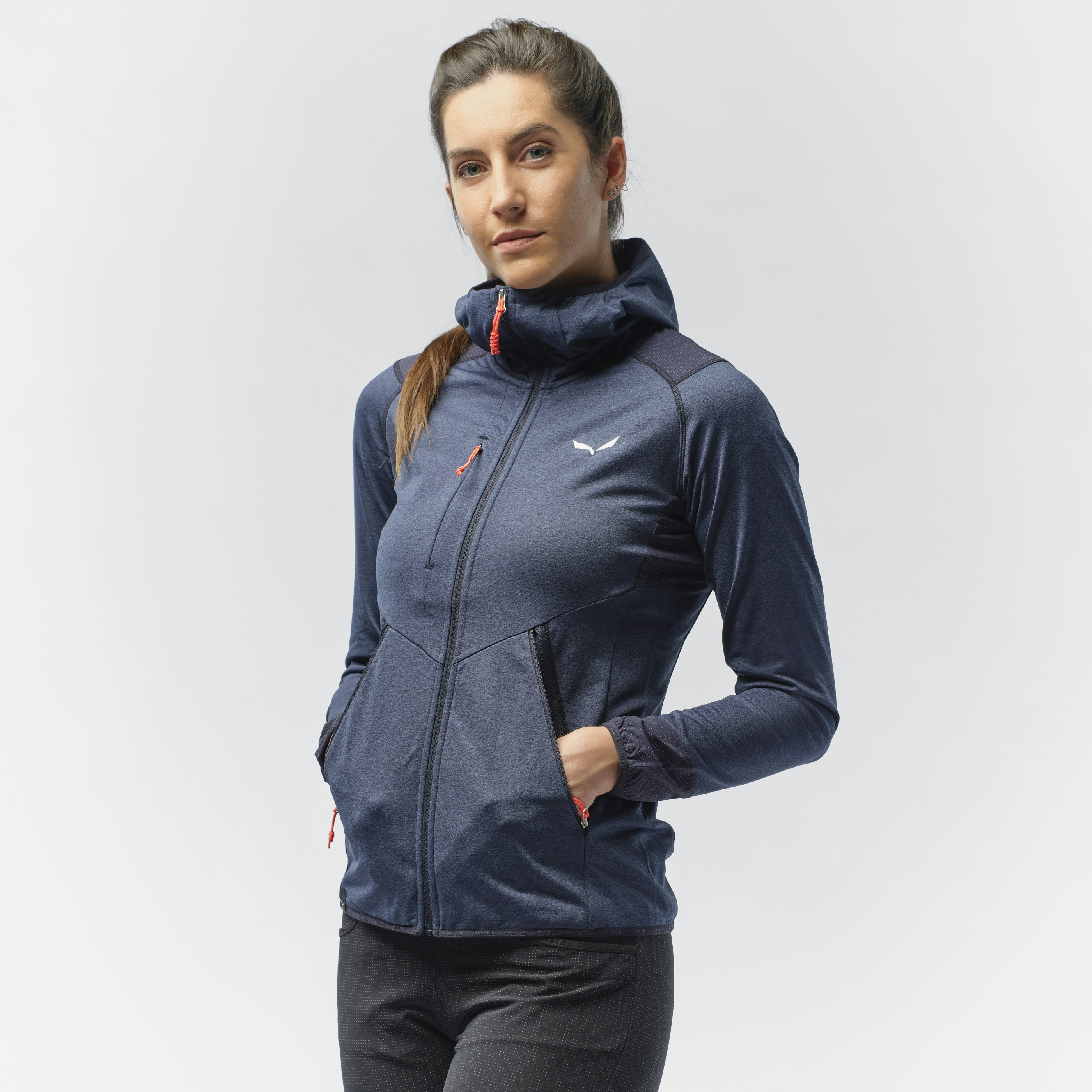 Agner Hybrid Polarlite Durastretch Damen Kapuzenjacke
