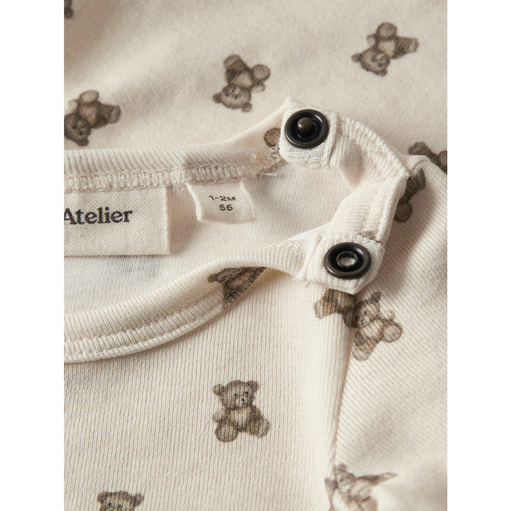 Køb Lil'Atelier Turtledove Teddybear Nbngayo Elo Ls Slim Body Lil Noos