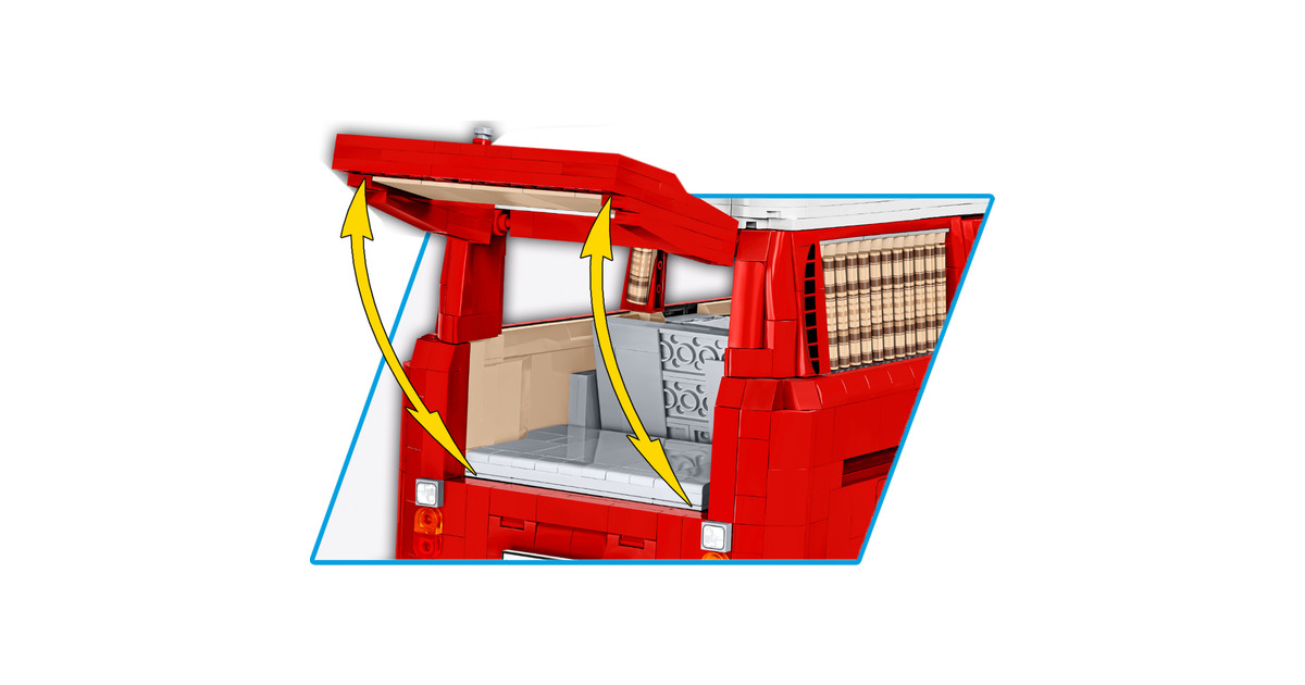 COBIVolkswagen T2a Camper Van - Executive Edition Constructiespeelgoed  (Schaal 1:12)