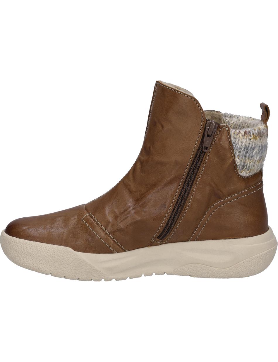 Stiefelette Alina 51, cognac-kombi