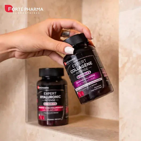 Forté Pharma Expert Intense Collagen Gummies 30 gomas de frutos vermelhos