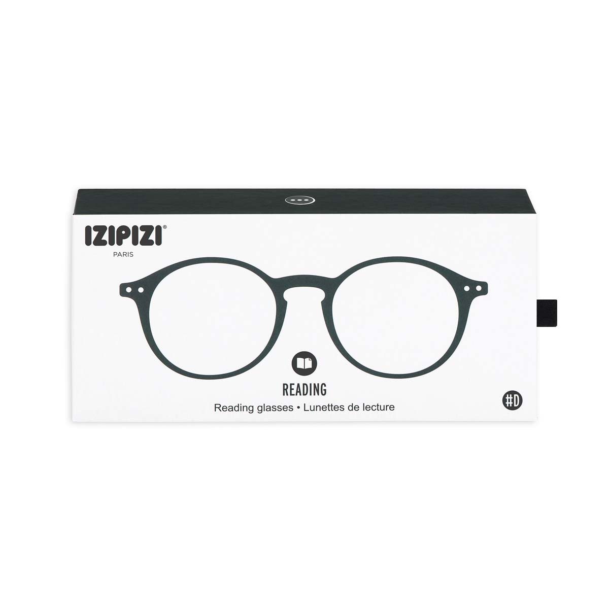 +1.50 Grey Circular Reading Glasses: Izipizi