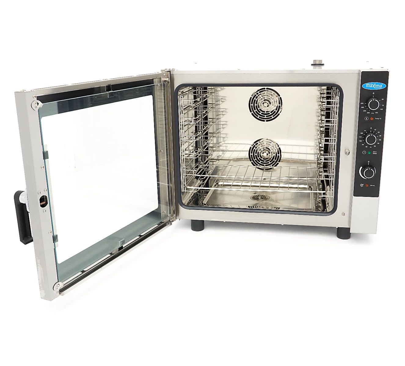Maxima Gastro Combi - Dampfofen - Passt 6 Tabletts (1/1 GN / 60 x 40 cm) - Analog - 400 V