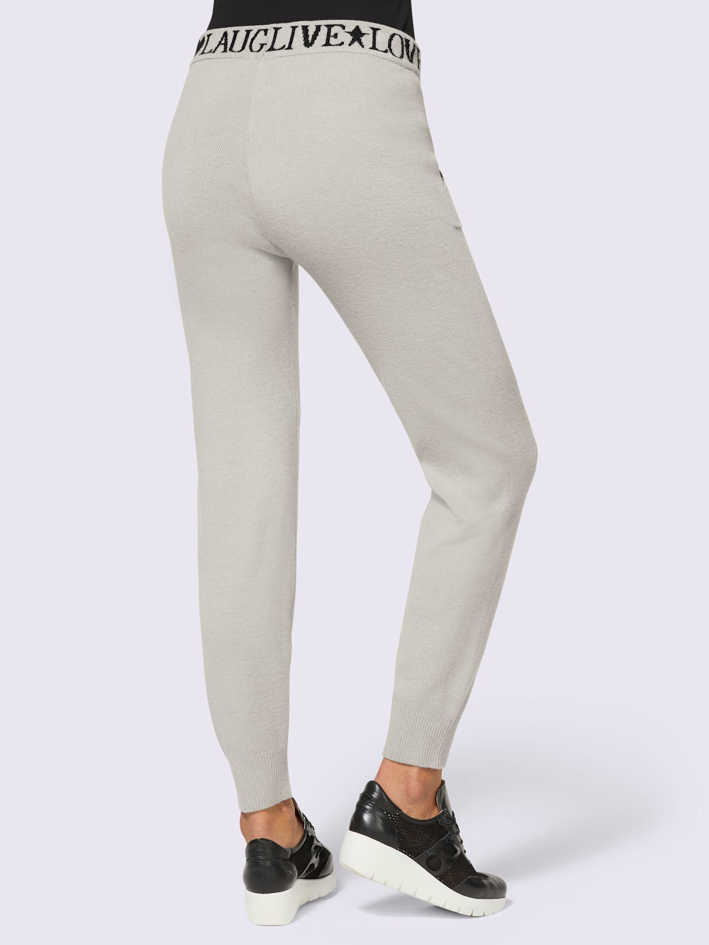 Pantalon de jogging tricot fin et doux