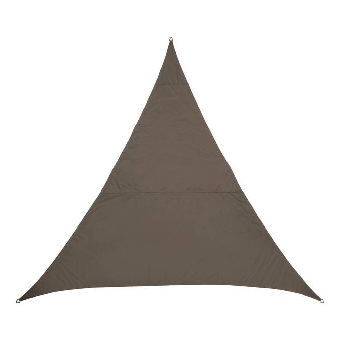 Voile d'ombrage triangulaire ELYORA Gris Ardoise