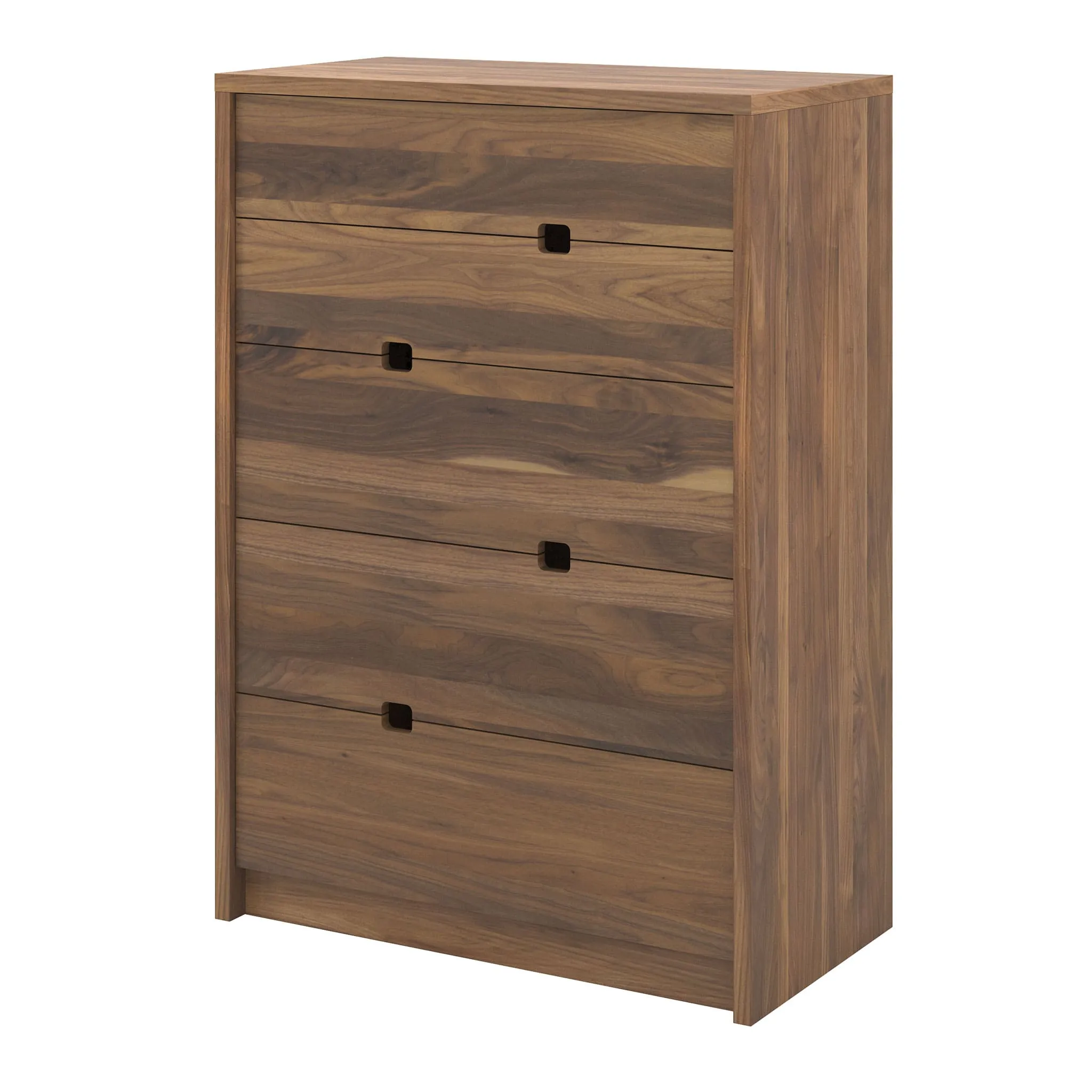Verbois Bureau 5 Tiroirs Sydney - Noyer