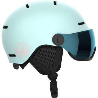Salomon Okra Visor Helm Bleached Aqua Kinder