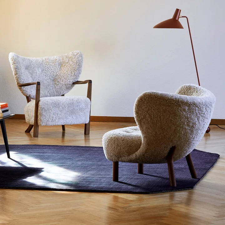 &Tradition - Wulff ATD2 Lounge Chair, Eiche geölt / beige (Karakorum 003)