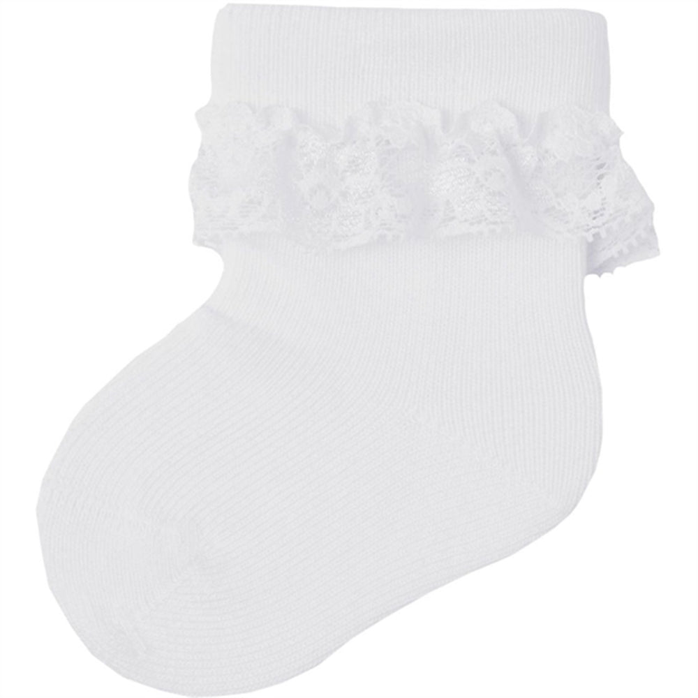 Køb Name it Bright White Opagna Strømper