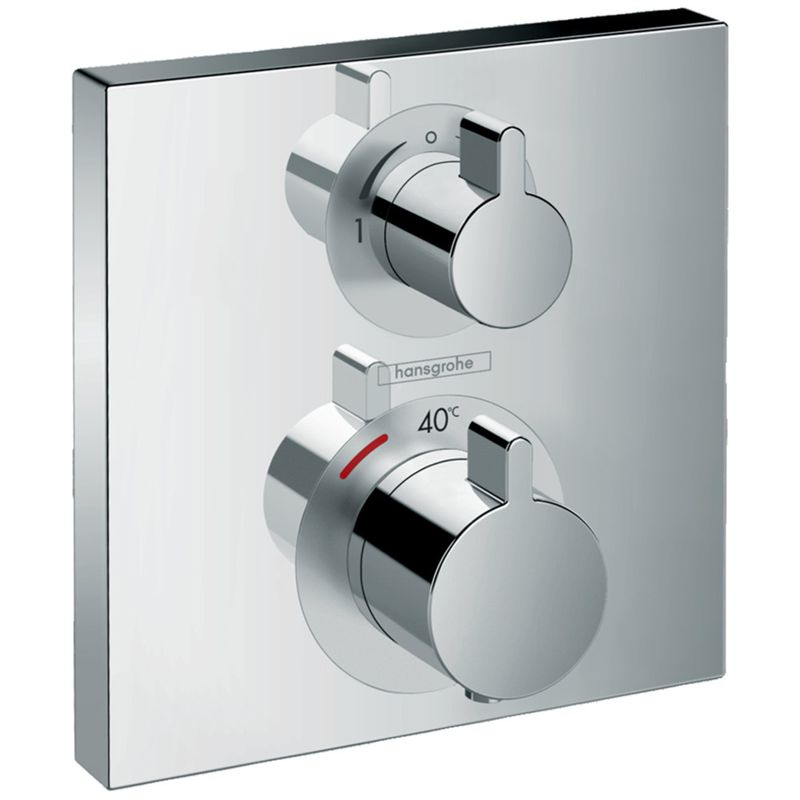 Hansgrohe Ecostat Square afbouwdeel voor inbouwthermostaat chroom