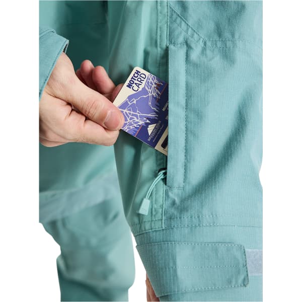 Veste snowboard BURTON M FROSTNER ANORAK ROCK LICHEN
