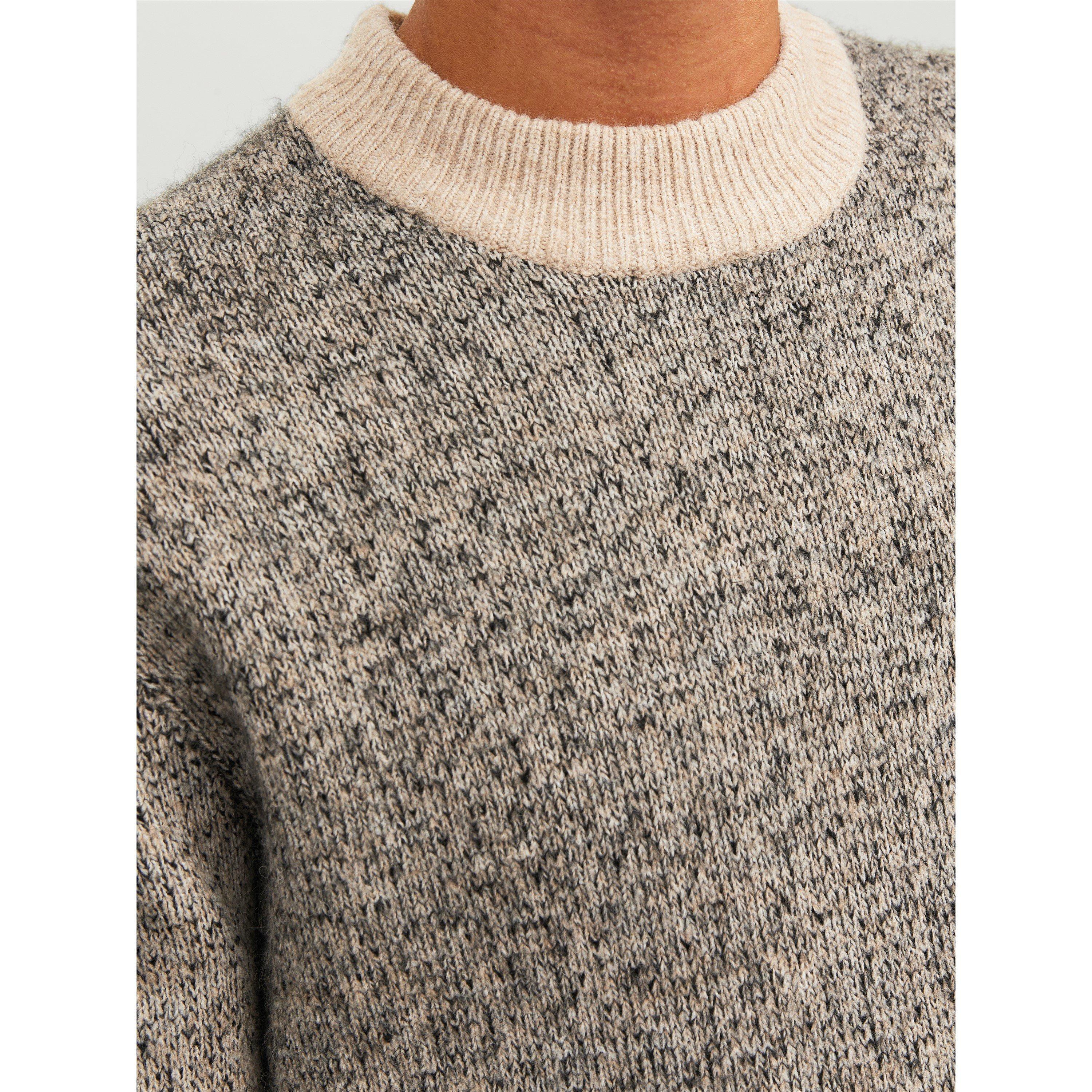 Jack and Jones Space Crew Neck Knitted Jumper Mens