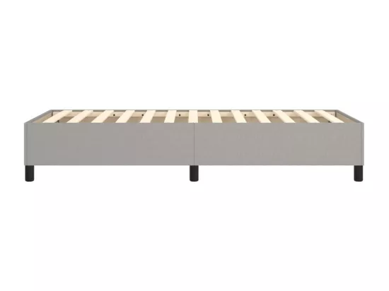 Sommier à lattes de lit Gris clair 90x190 cm Tissu
