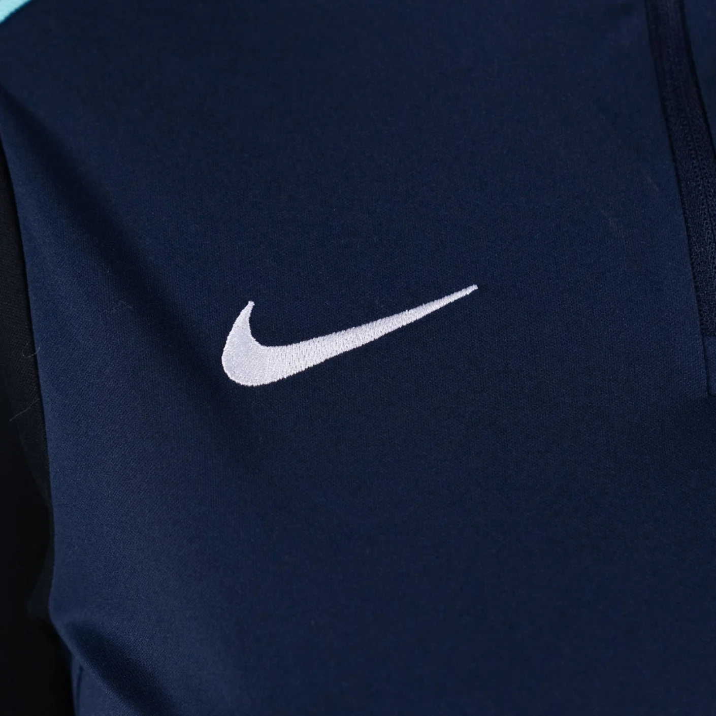 Nike KNVB Trainingspak 1/4-Zip 2024-2026 Dames Donkerblauw Turquoise Zwart